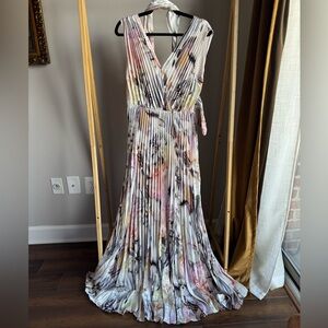 Marciano Multicolor Pleated Maxi Dress